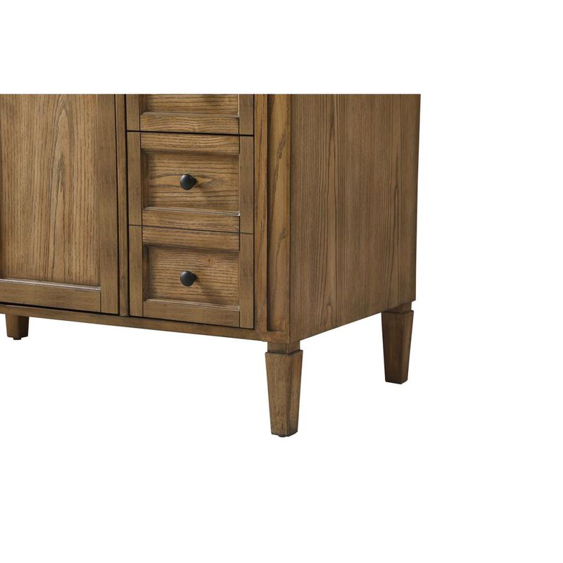 Elegant Kitchen and Bath 42 inch Single bathroom vanity in driftwood image number 2