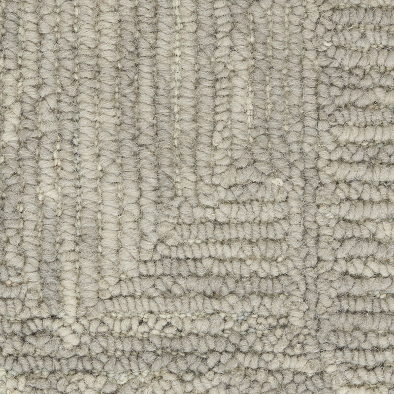 HomeRoots Wool Geometric Runner Rug image number 2