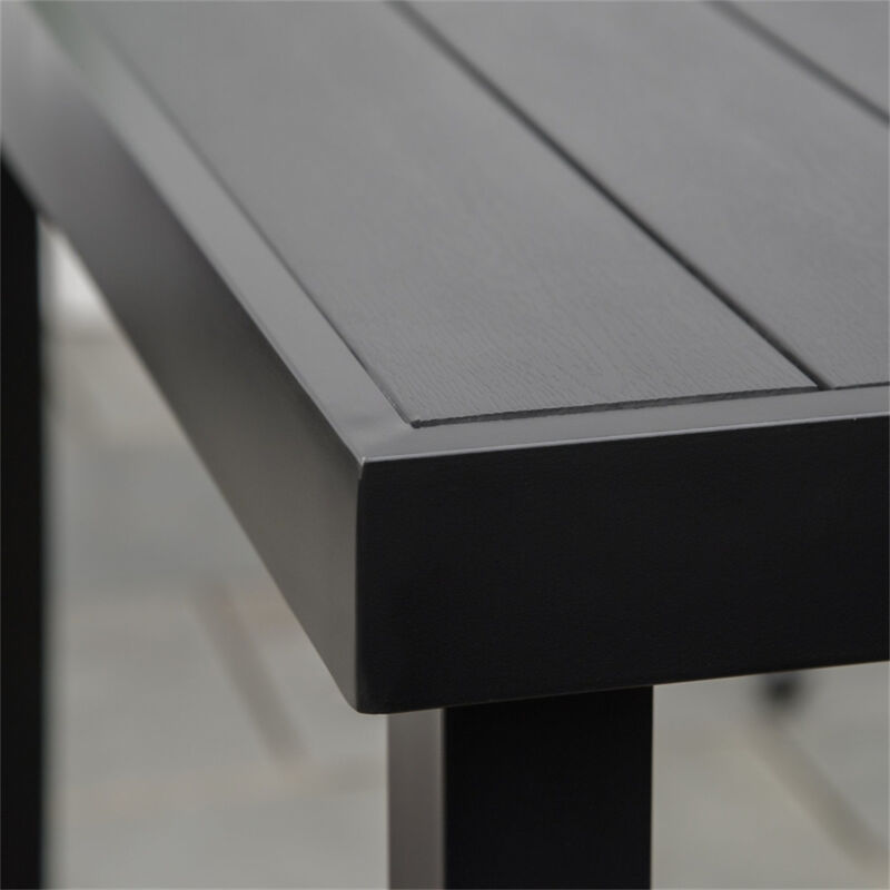 Stylish Outdoor Patio Dining Table with Durable Surface and Sturdy Legs for Backyard or Terrace image number 5