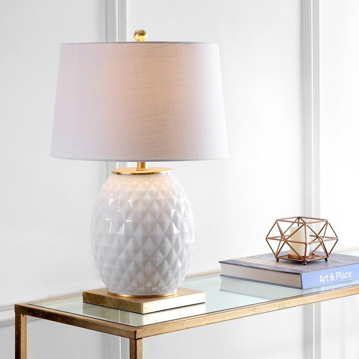 Diamond LED Glassmetal Table Lamp