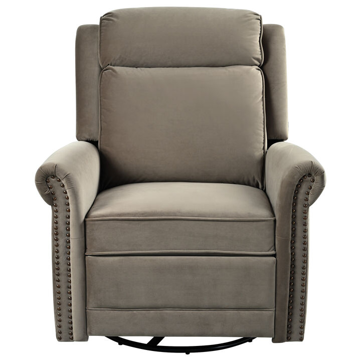 Merax 360&deg; Swivel Recliner Manual Rocking Recliner