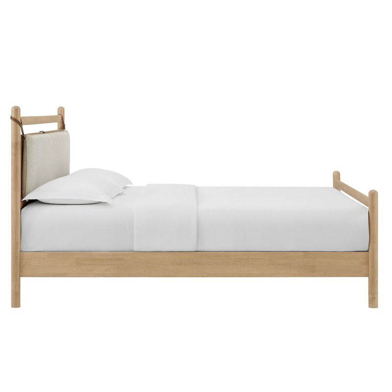 Leni King Size Wood Platform Bed Frame image number 5