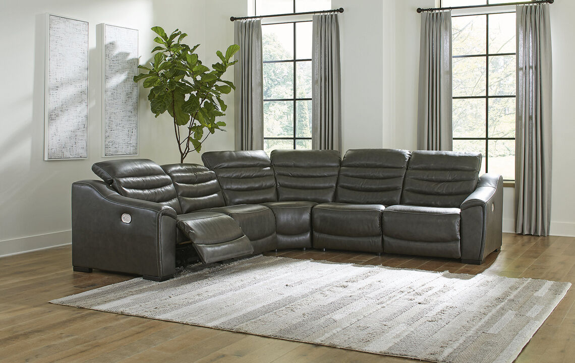 Center Line 5PC Power Reclining Sectional