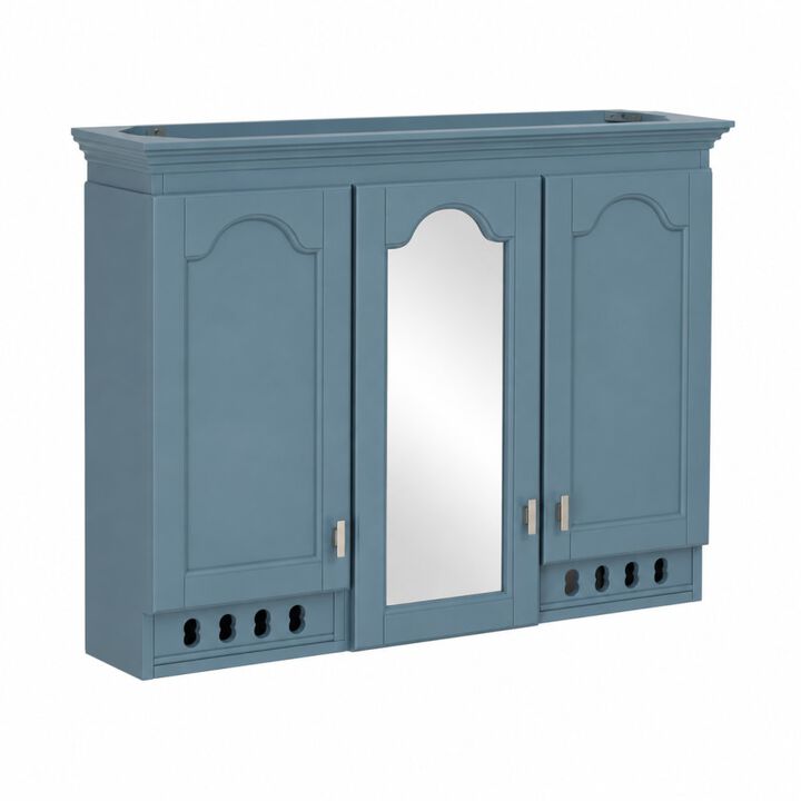 ELEMENT ACE 35 Inch Wall-Mounted All-in-One Mirror Cabinet with Adjustable Shelves and Soft-Closing Hinges for Bathroom Vanity Living Room Bedroom Storage Organizer