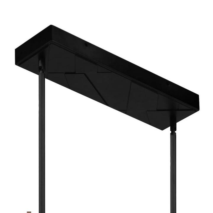 Valira Integrated LED Black Chandelier