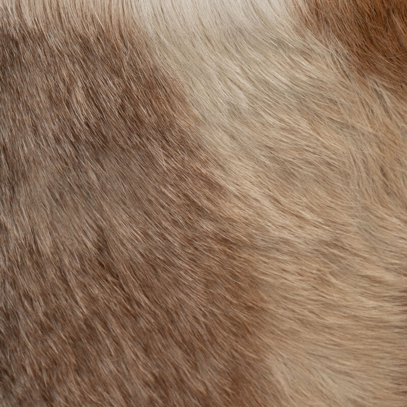 18" Cowhide Ottoman, Multi image number 4