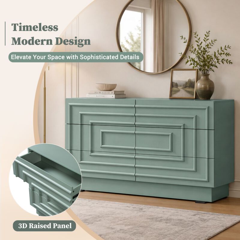 Prick 6-Drawer Dresser image number 3