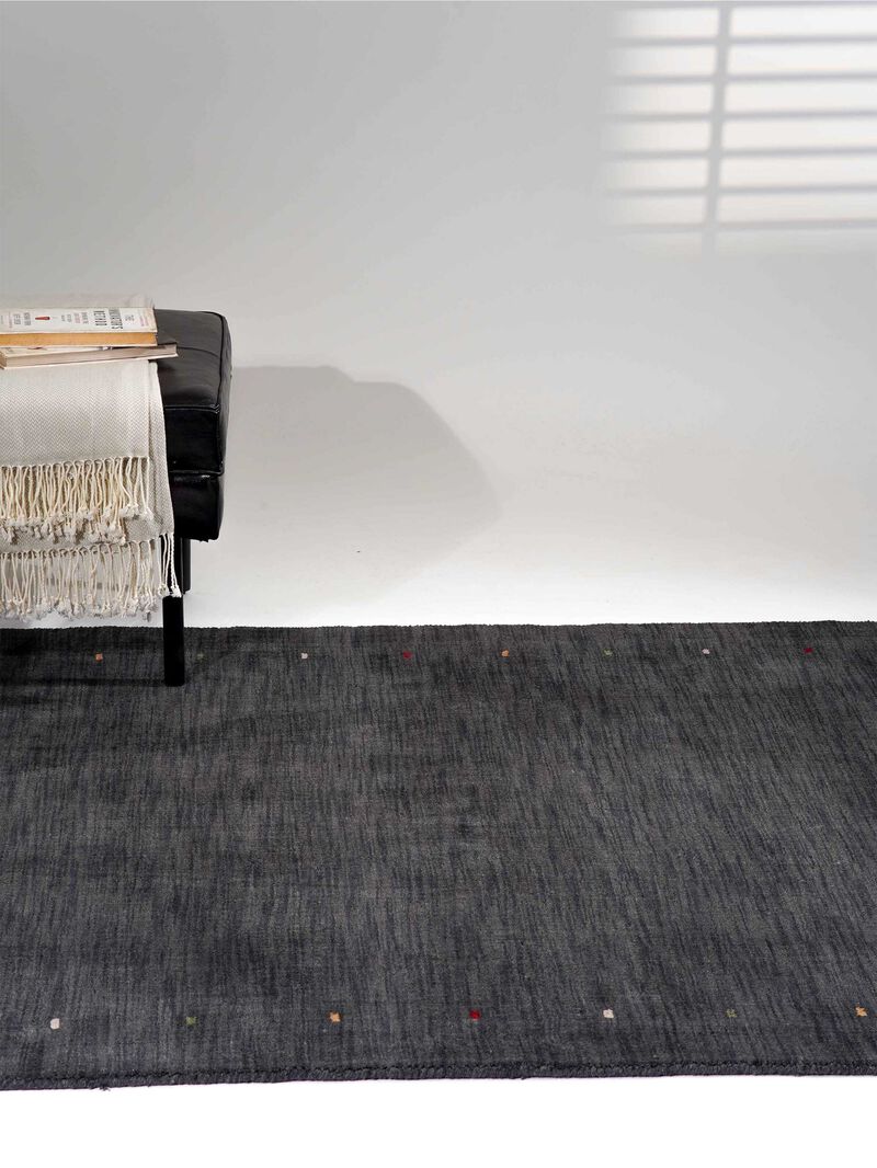 RUGSOTIC CARPETS HAND KNOTTED LOOM WOOL ECO-FRIENDLY AREA RUGS  - Rectangle, Contemporary Modern Design, High Pile Thick Handmade Anti Skid Rugs for Living Room (L00102) image number 1