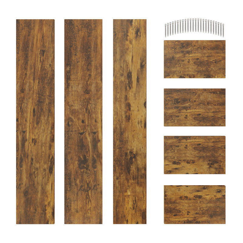 Triple Cubed Floating Shelf with Ledge