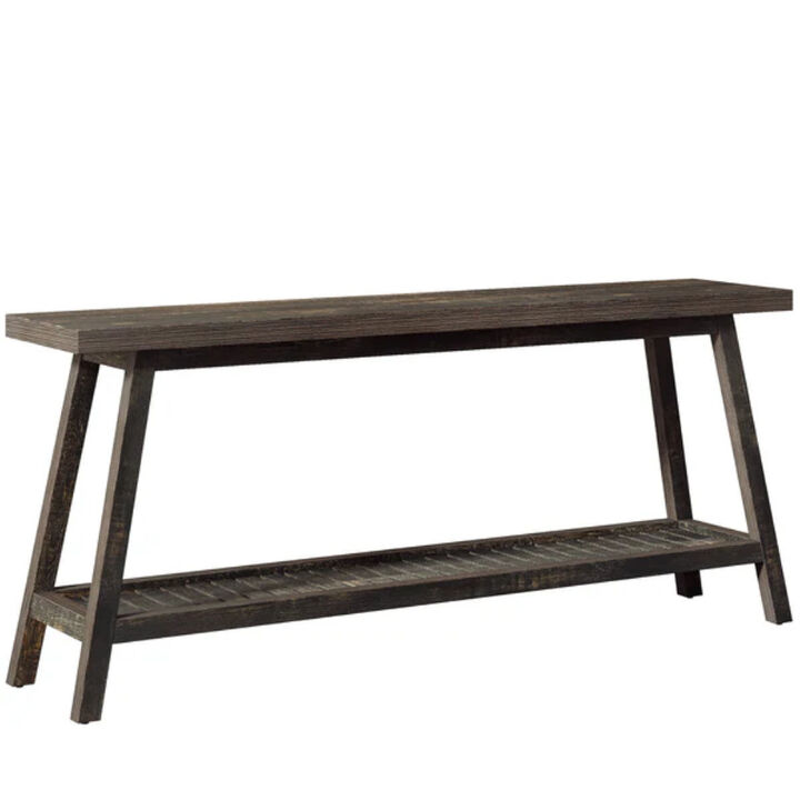 70.9-Inch 2-Tier Entryway Console Table for Hallway or Living Room