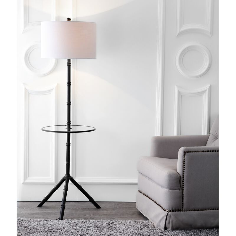 Hall Metal LED End Table Floor Lamp