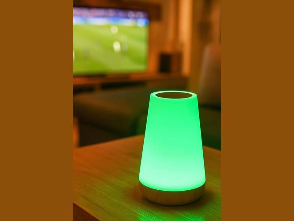 LED Night Light Bedside Lamp Touch Remote 13 RGB Colors Rechargeable Portable