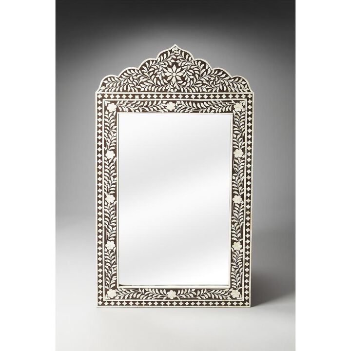 Butler Specialty Vivienne Bone Inlay Wall Mirrored