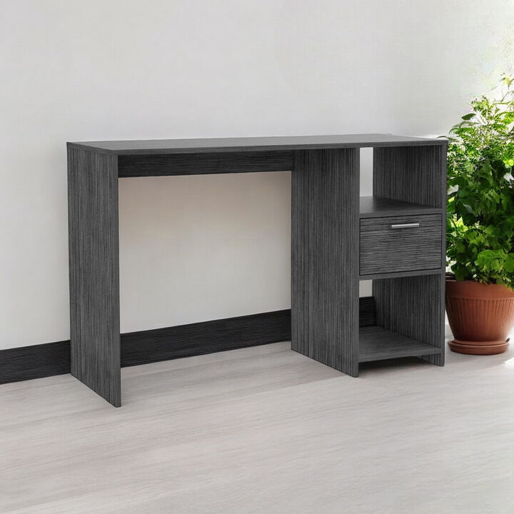 Modern Computer Desk with Two Drawers for Organized Home Office or Study