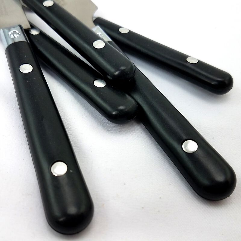Gibson Home Casual Living 58 Piece Stainless Steel Flatware Set in Black image number 3