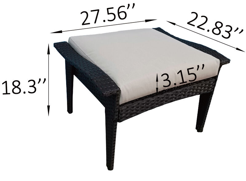 Streamdale Rattan Wicker Patio Lounge Chairs