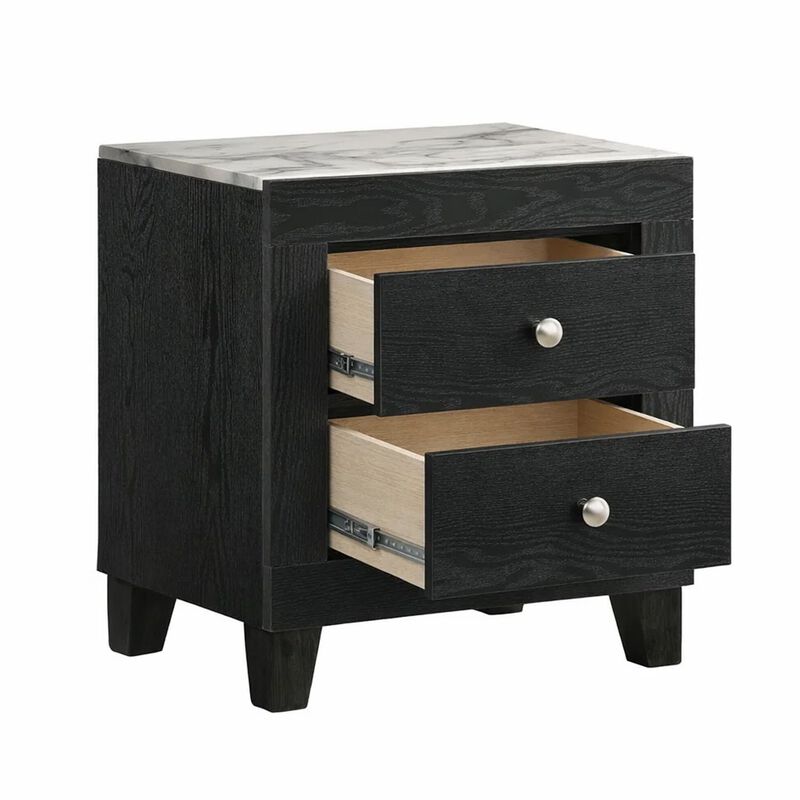 Bedroom Set, Wood, 3 Piece Set with 2 Nightstands image number 3