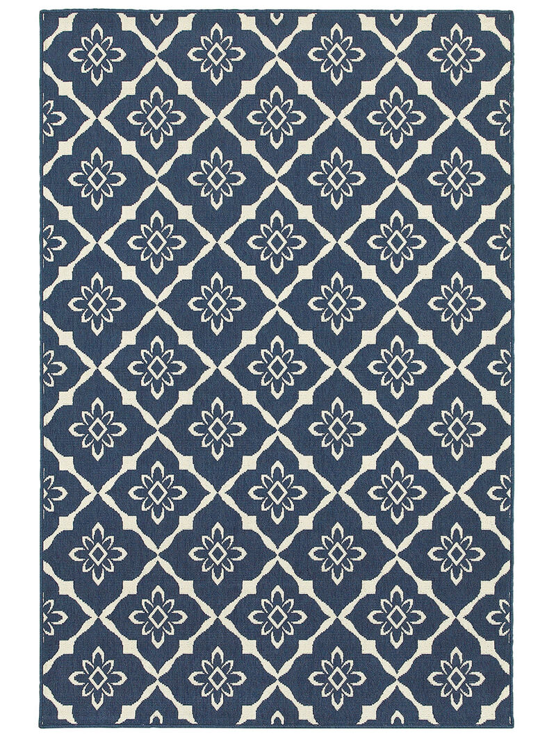 Meridian 5'3" x 7'6" Navy Rug image number 0