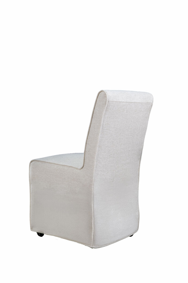 Snow Dining Castered Chair image number 2