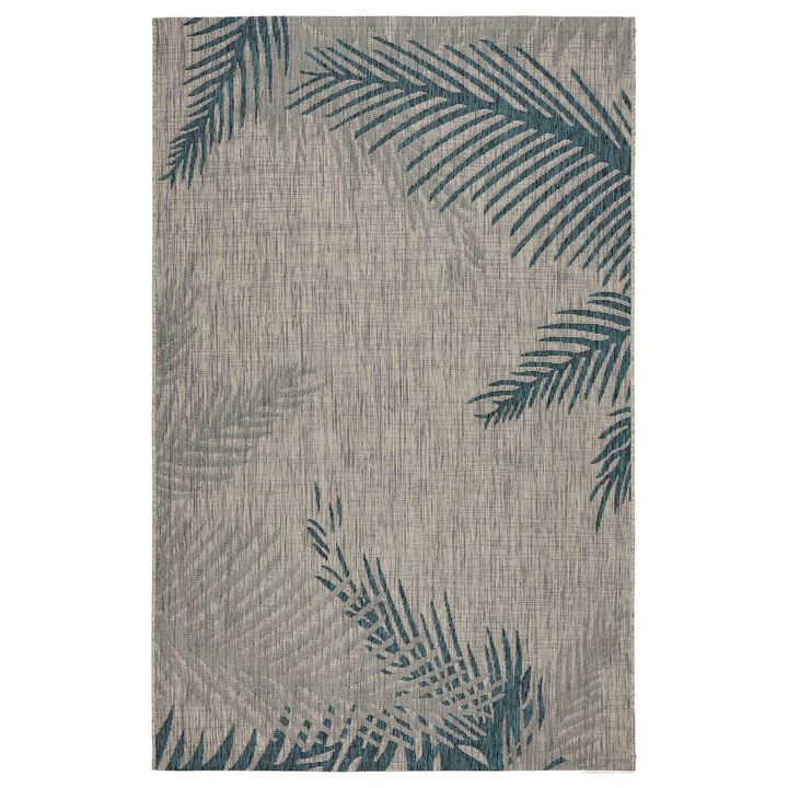 LR Home Captiva Durable Performance Area Rug Outdoor
