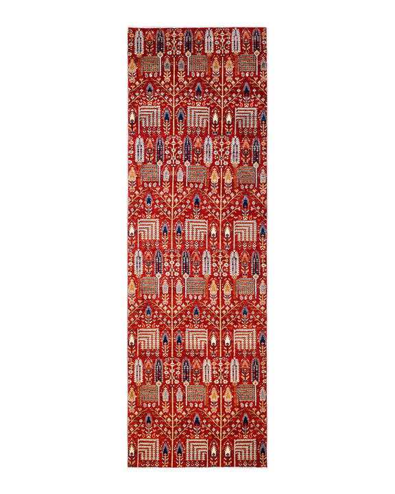 Serapi, One-of-a-Kind Hand-Knotted Area Rug  - Orange, 3' 11" x 12' 10"
