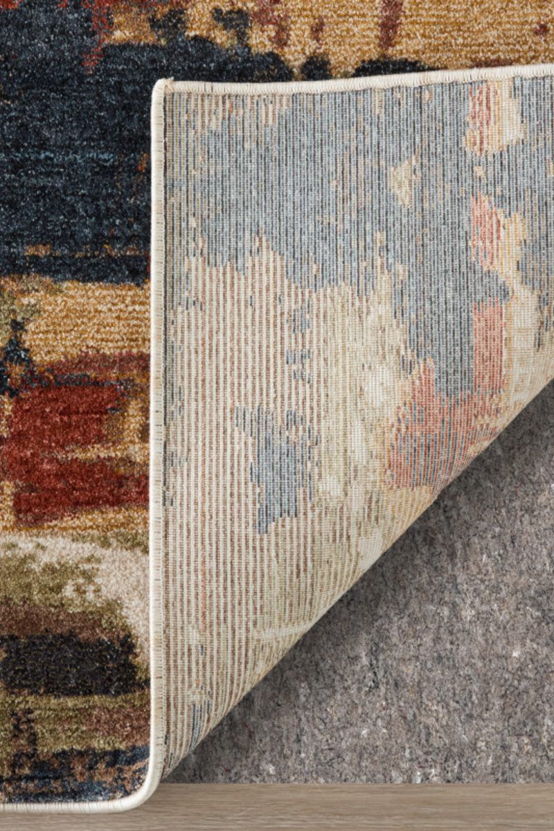 Pearson 39SQF Dark Blue/Rust 9' x 12' Rug image number 5