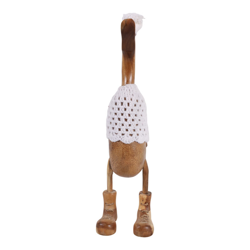 20x6" Teakwood Winter Duck image number 2