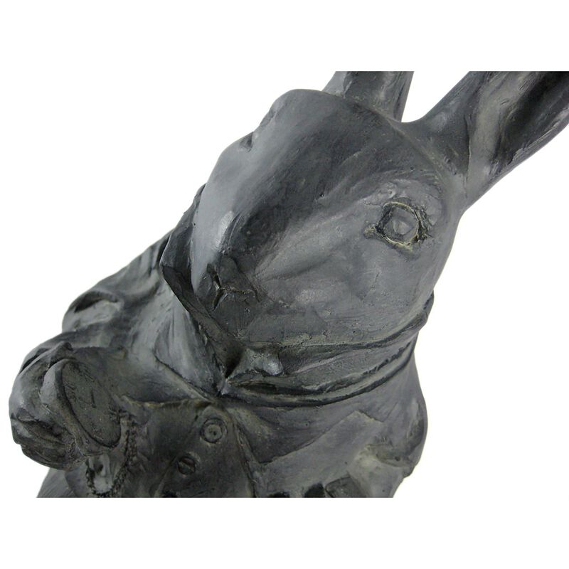 Alice In Wonderland White Rabbit Garden Statue image number 3