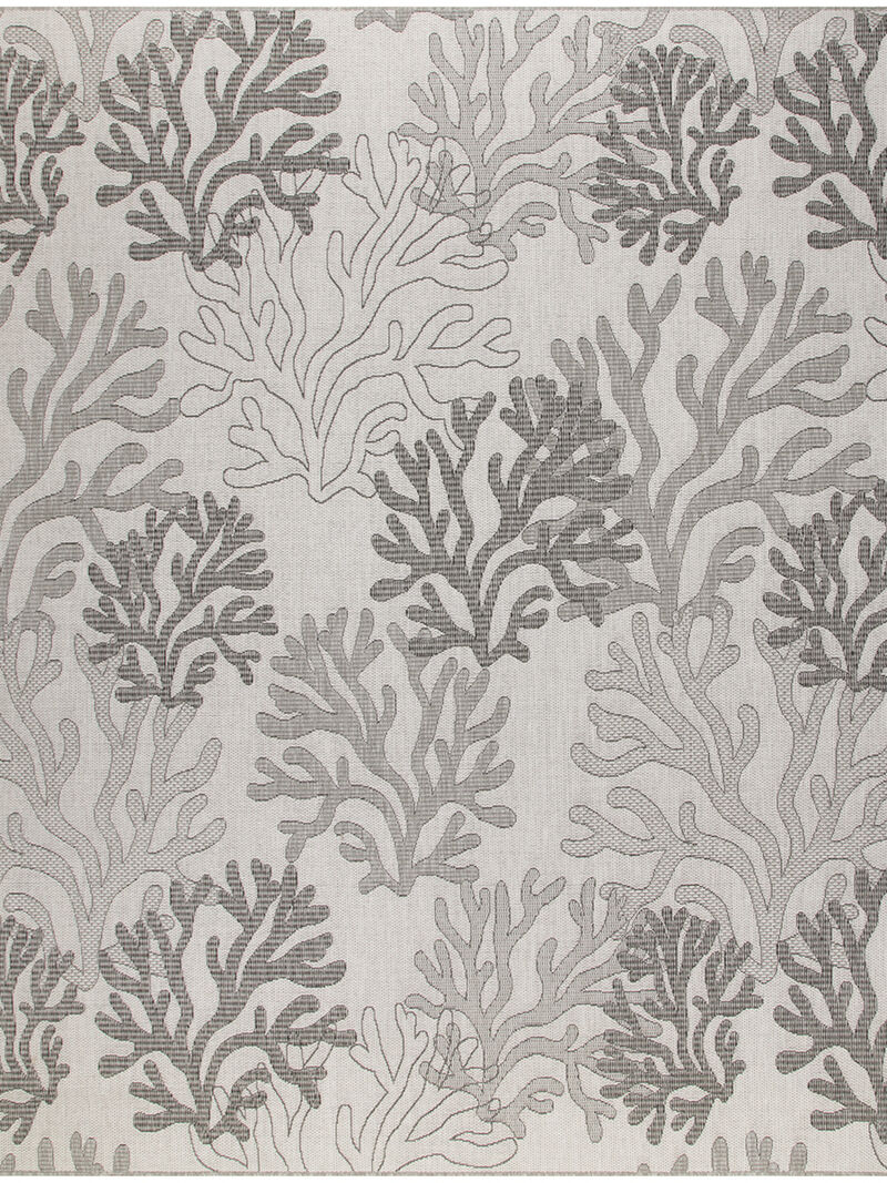 Garden Oasis GOA05 Gray 9' x 12' Rug