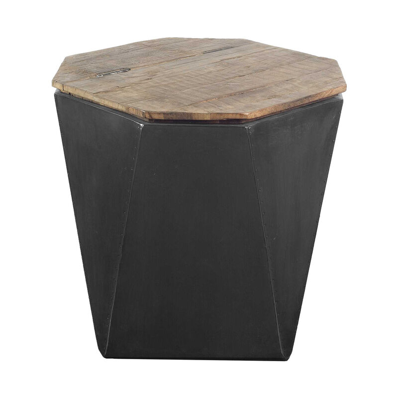 Square Solid Wood End Table &ndash; Simple Lines, Strong Presence