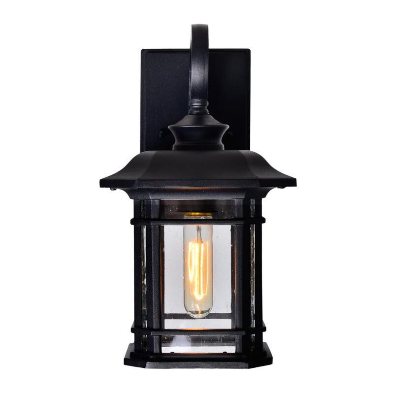 Blackburn 1 Light Outdoor Black Wall Lantern