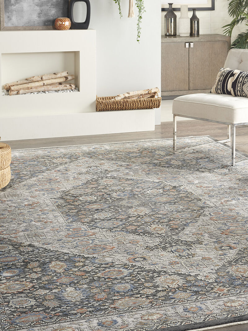 Starry Nights STN11 Gray/Blue 8' x 10' Rug