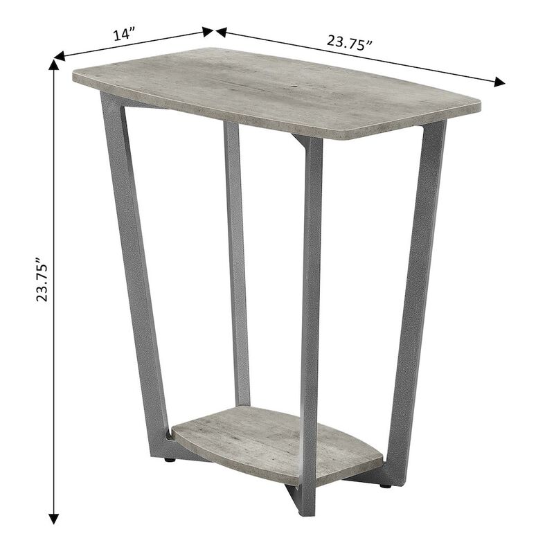 Convience Concept, Inc. Graystone End Table with Shelf