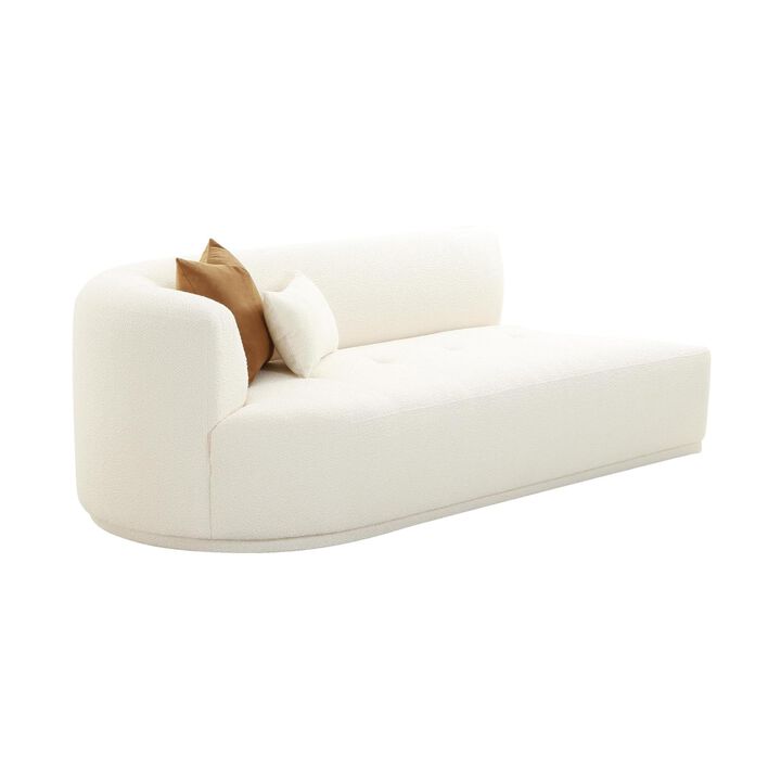 Casafoyer Fickle Cream Boucle Modular LAF Loveseat