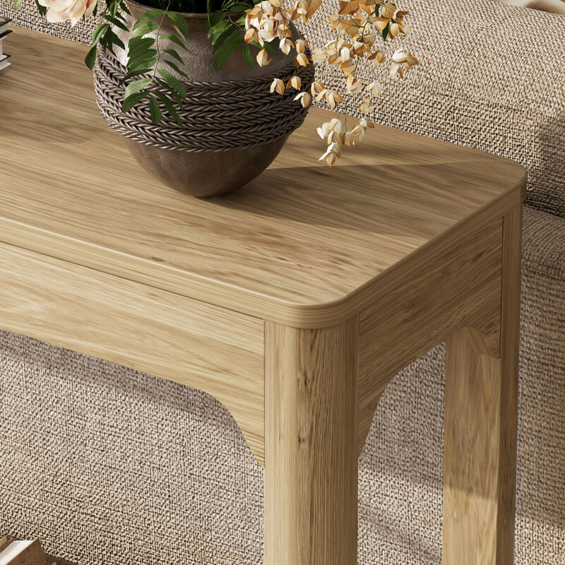 Nulvud wood console table image number 5