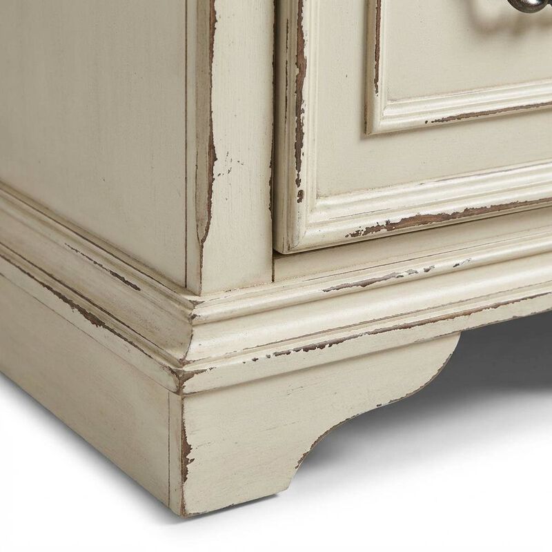 Liberty Furniture Antique White Mobile File with Classic European Traditional Style image number 4