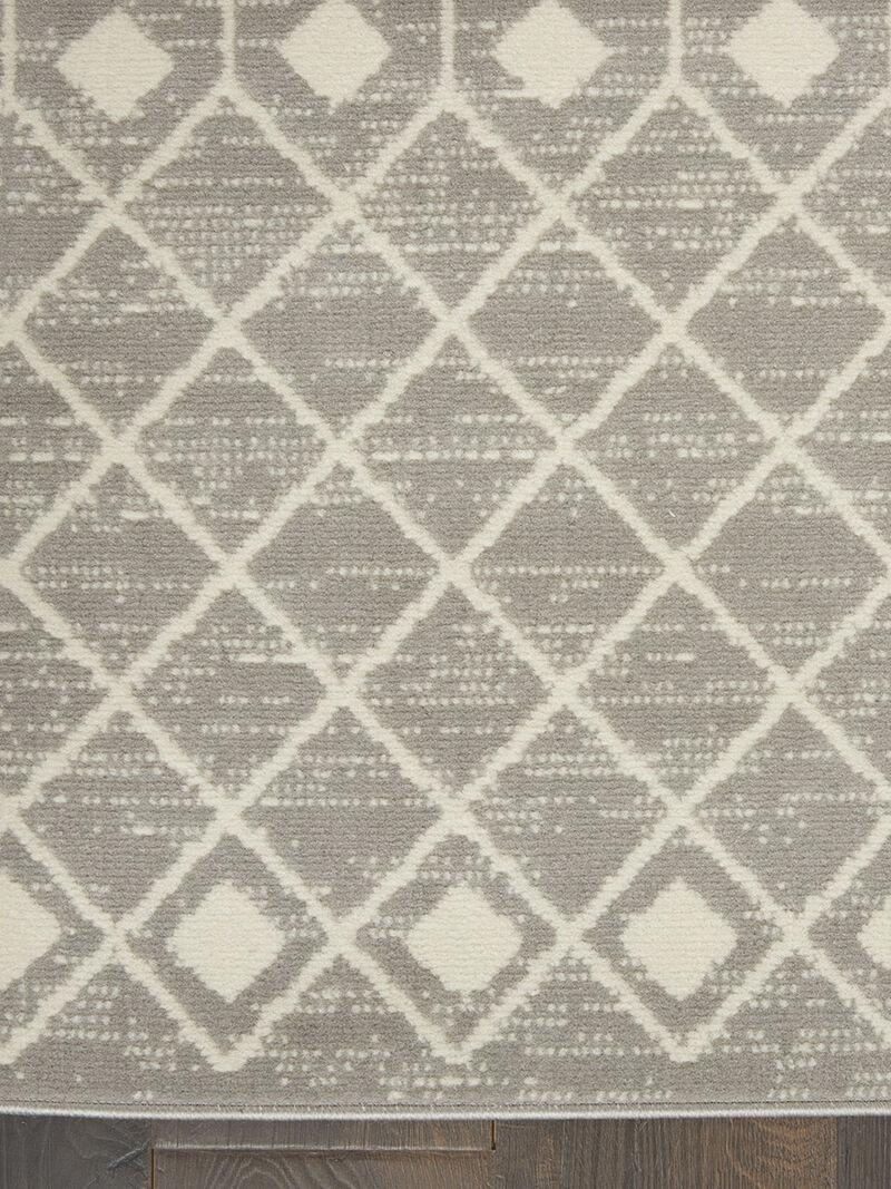 Grafix GRF37 Gray 6' x 9' Rug