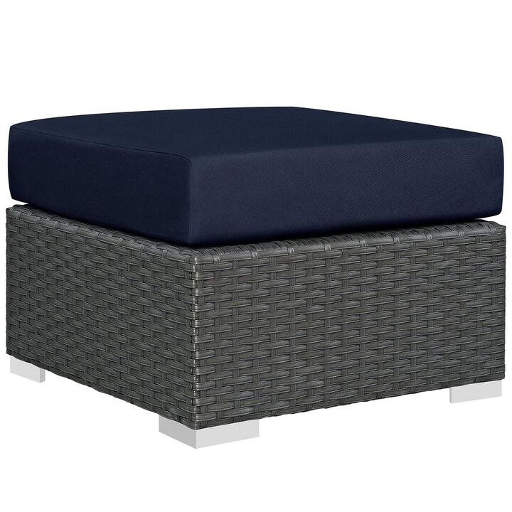 Modway Sojourn Outdoor Patio Sunbrella Ottoman