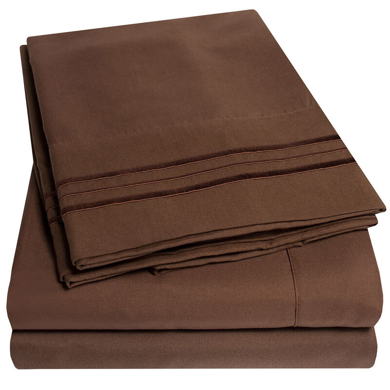 Ultra Soft 1800 Series Double Brushed Microfiber Sheet Set