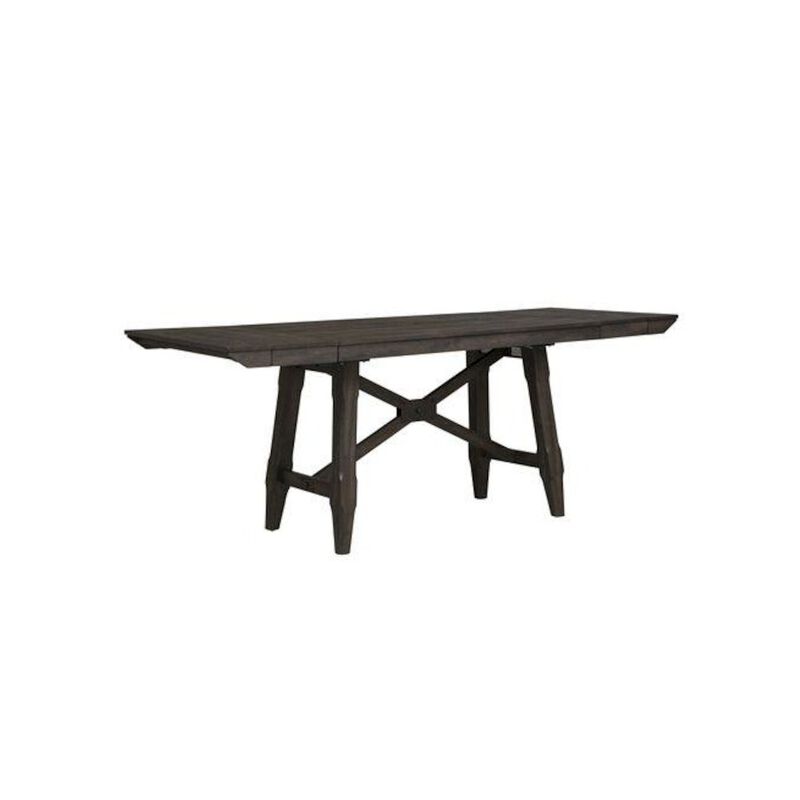 Liberty Furniture Double Bridge 7 Piece Gathering Table Set in Dark Chestnut image number 3