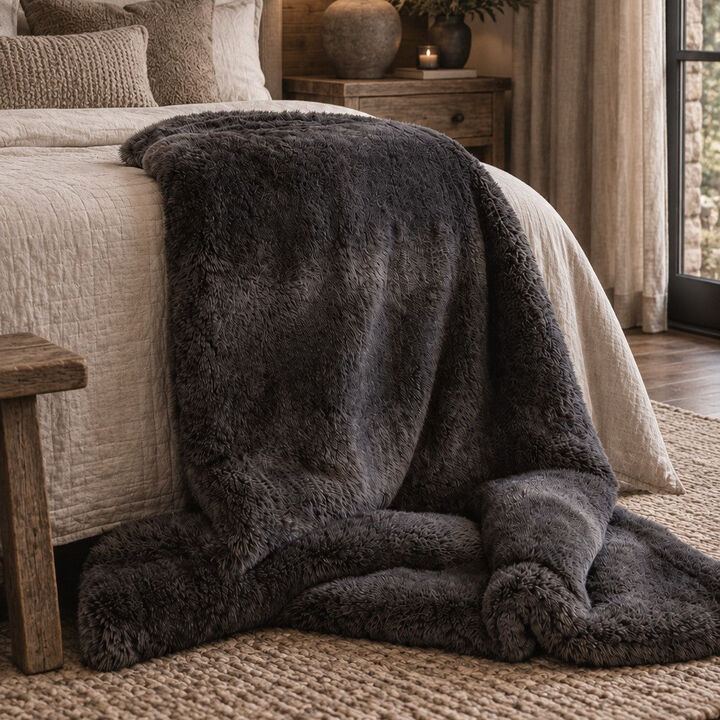 Alpine 50"x60" Faux Fur Throw Blanket