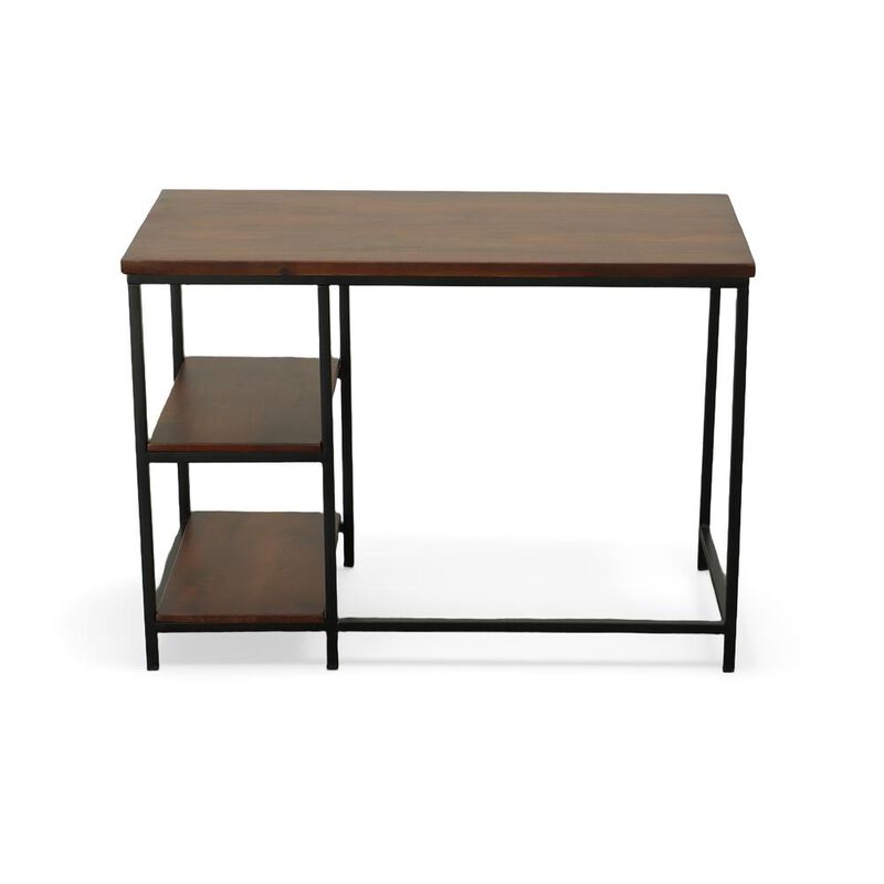 Carolina Living Brayden Desk - Chestnut/Black