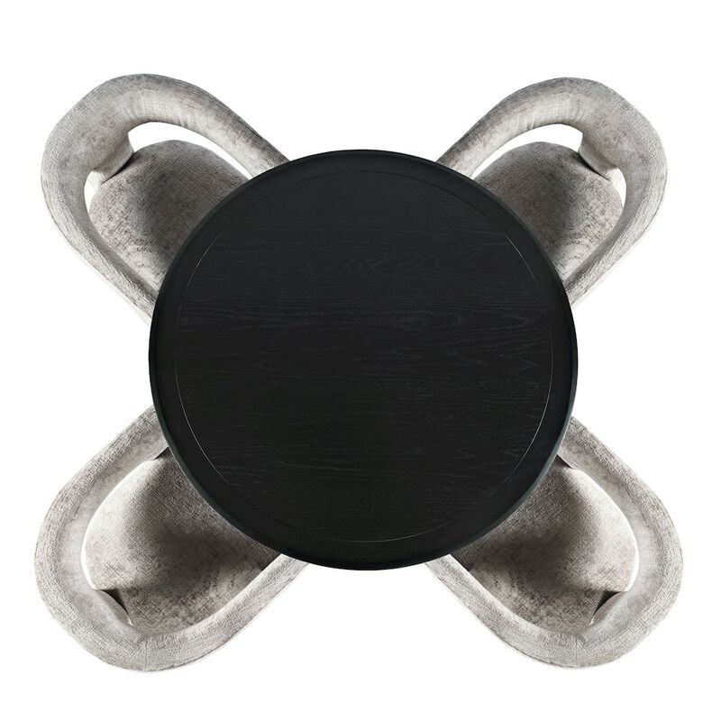 Jofran Luxury Mid-Century Modern Five Piece Counter Height Dining Set