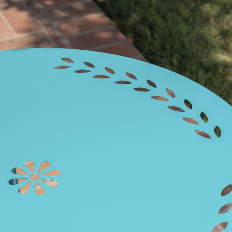 Skotux 3-Piece Metal Outdoor Bistro Set image number 4