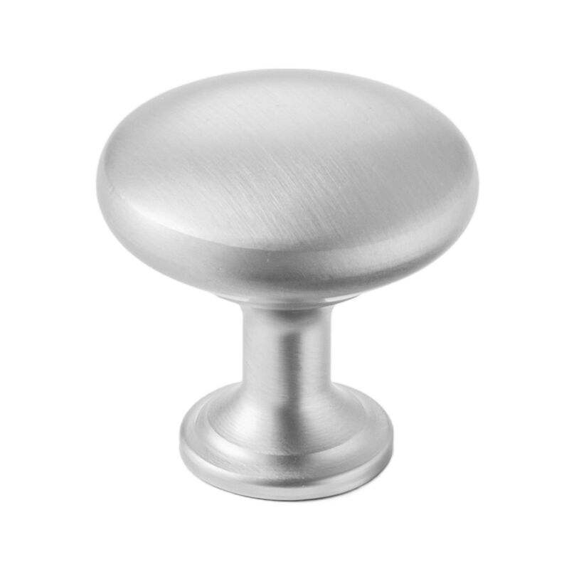 25 Pack Nickel Cabinet Knobs, Zinc Alloy Mushroom Drawer Pulls with Screws image number 3