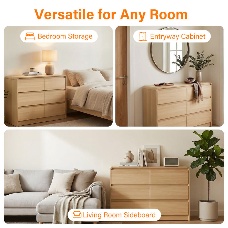 6 Drawer Dresser image number 5
