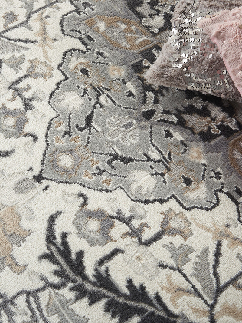 Elation ETN09 Ivory/Gray 6' x 9' Rug