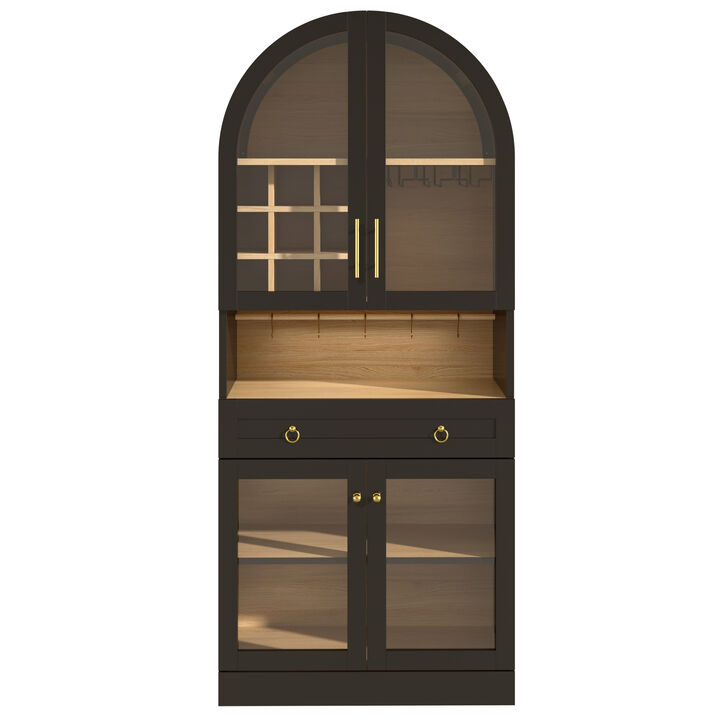 Bunnas Tall Arched Bar Cabinet