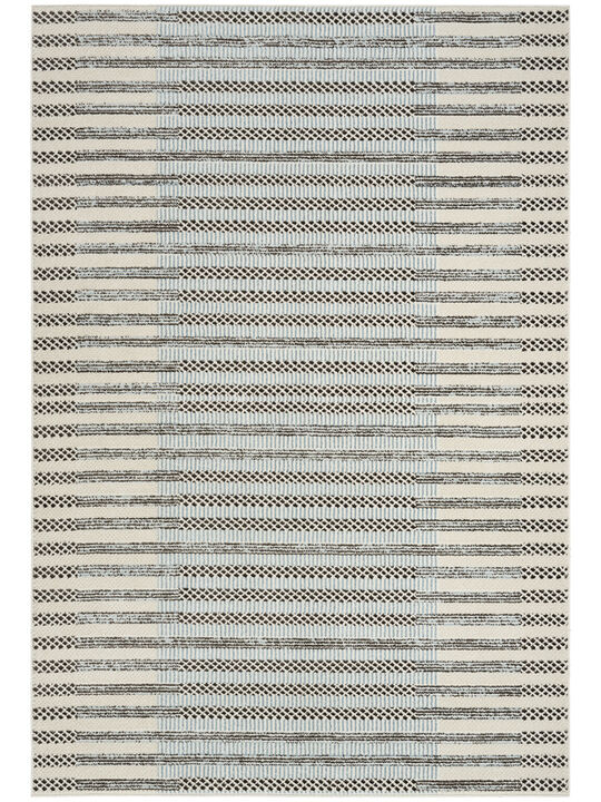 Nordic NRC15 Ivory/Blue 4' x 6' Rug