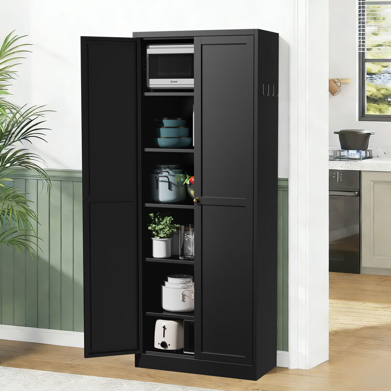 Hexfo Kitchen Pantry Cabinet image number 2